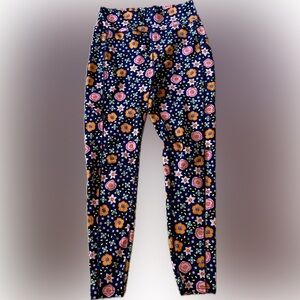 Pop Fit Leggings with Flower Pattern